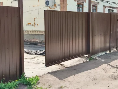 откатные ворота